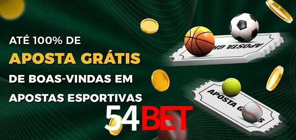 54Bet Ate 100% de Aposta Gratis